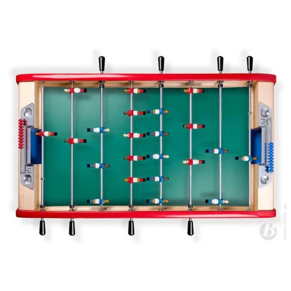 Bonzini B90 ITSF Foosball table top view white background