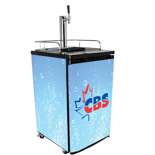 1 Tap Kegerator Kit W/ Custom Vynal Wrap