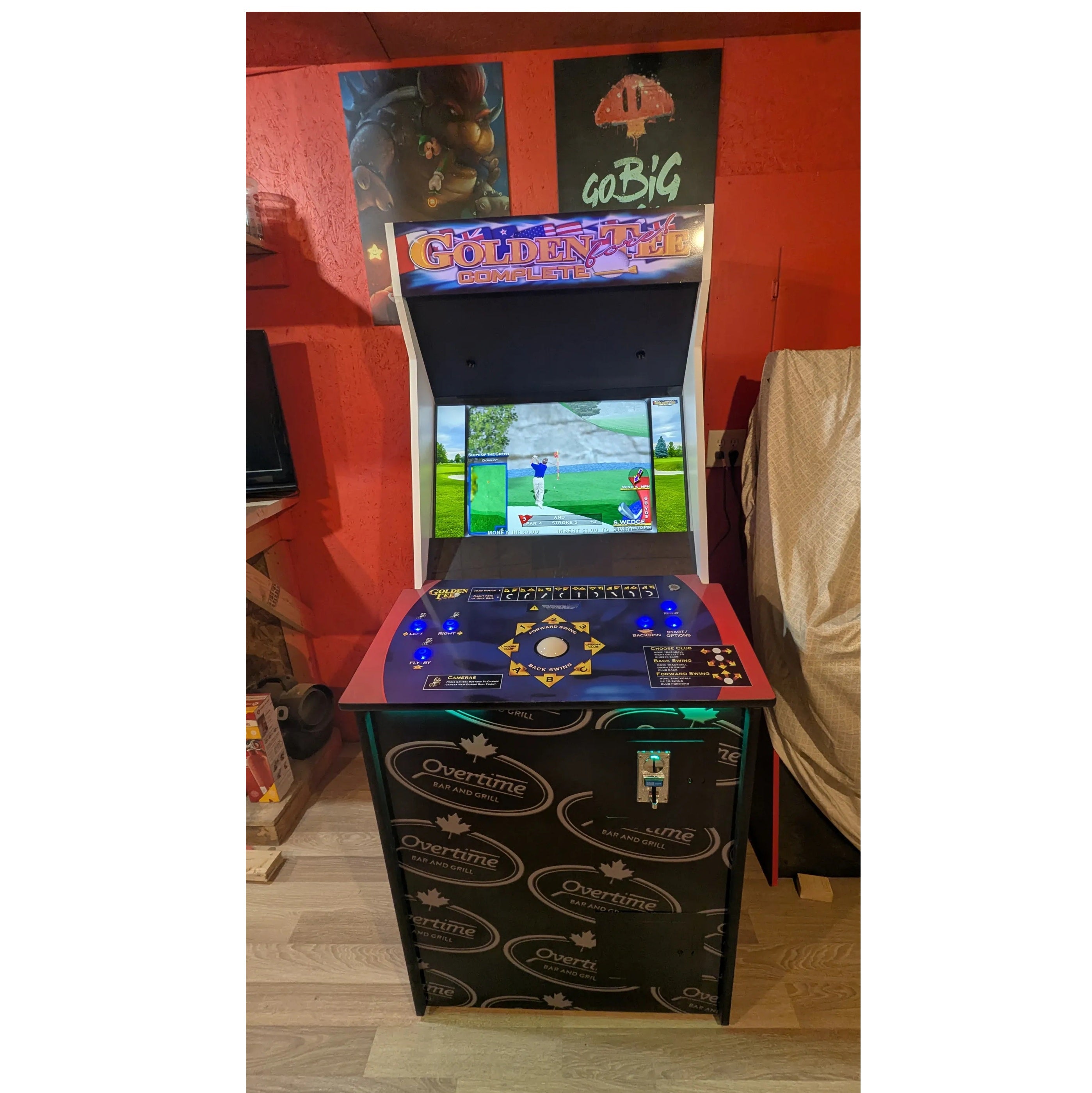 Custom Golden Tee Fore Coin Operated Arcade Machine