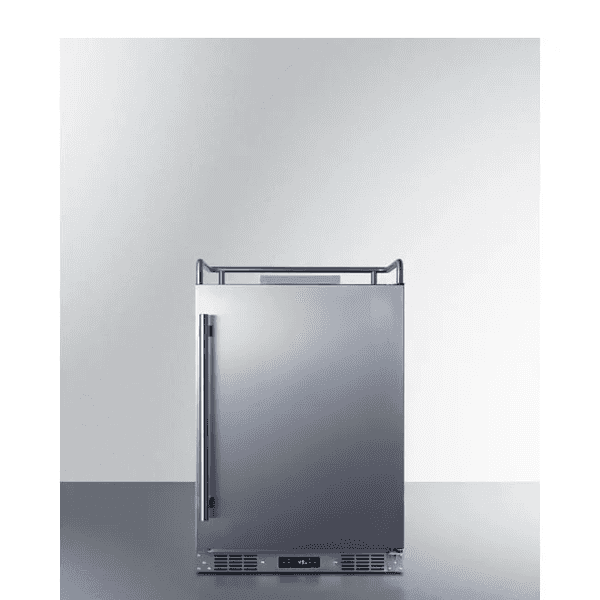 Stainless Steel Kegerator for Outdoor Use - Weatherproof & Large Capacity