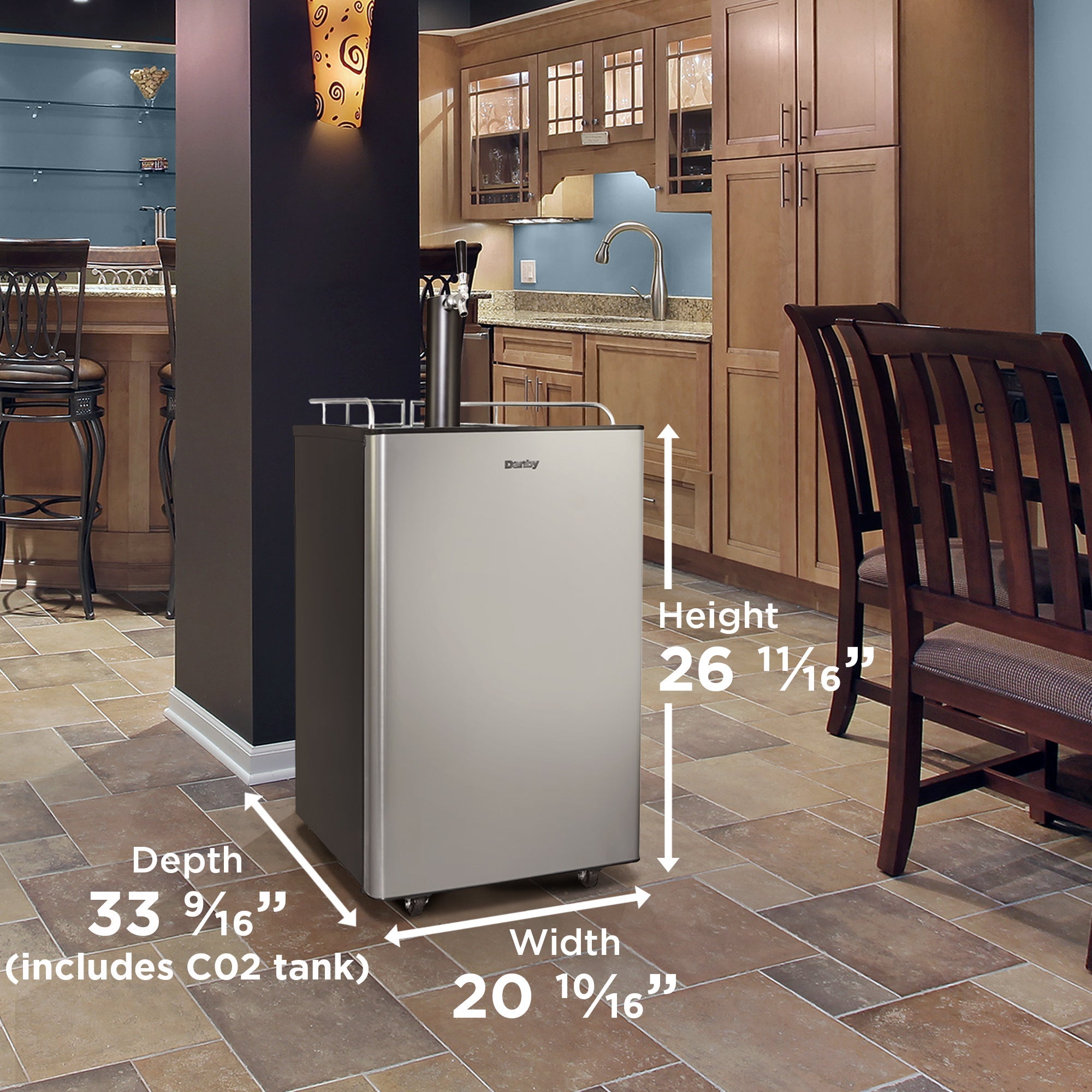 Danby Mancave ChillMaster Kegerator à robinet unique